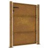 Portail de jardin 105x130 cm acier corten 