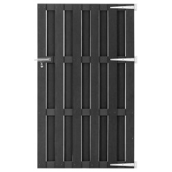 Portillon WPC 100x180 cm Gris 