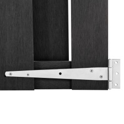 Portillon WPC 100x180 cm Gris 