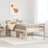 Lit pour personne âgée avec tête de lit sans matelas 90x190 cm 