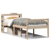 Lit pour personne âgée avec tête de lit sans matelas 90x190 cm 