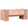 Banc avec jardinières 167,5x60x65 cm bois massif de douglas 