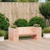 Banc avec jardinières 167,5x60x65 cm bois massif de douglas 