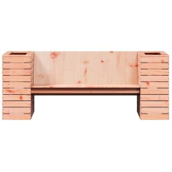 Banc avec jardinières 167,5x60x65 cm bois massif de douglas 
