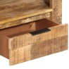 Meuble TV 110x30x40 cm Bois de manguier brut 