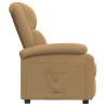 Fauteuil inclinable Marron Velours 