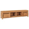 Meuble TV 115x30x35 cm bois de teck massif 