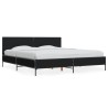 Cadre de lit sans matelas noir 180x200 cm 