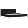 Cadre de lit sans matelas noir 180x200 cm 