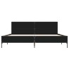 Cadre de lit sans matelas noir 180x200 cm 
