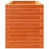 Jardinière cire marron 90x40x49,5 cm bois de pin massif 