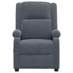 Fauteuil inclinable Gris foncé Velours 