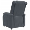 Fauteuil inclinable Gris foncé Velours 