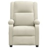 Fauteuil inclinable Crème Velours 