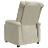 Fauteuil inclinable Crème Velours 