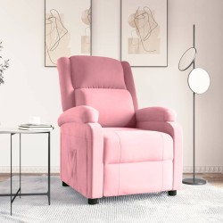 Fauteuil inclinable Rose Velours 