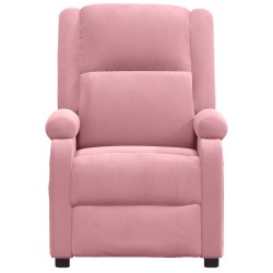 Fauteuil inclinable Rose Velours 