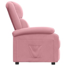 Fauteuil inclinable Rose Velours 