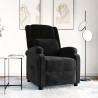 Fauteuil inclinable noir velours 