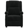 Fauteuil inclinable noir velours 