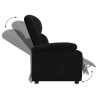 Fauteuil inclinable noir velours 