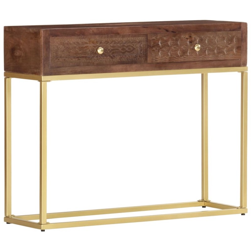 Table console 90 x 30 x 75 cm Bois de manguier massif Table console 90 x 30 x 75 cm Bois de manguier massif