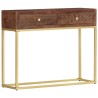 Table console 90 x 30 x 75 cm Bois de manguier massif 