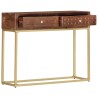 Table console 90 x 30 x 75 cm Bois de manguier massif 