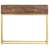 Table console 90 x 30 x 75 cm Bois de manguier massif 