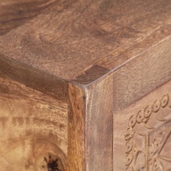 Table console 90 x 30 x 75 cm Bois de manguier massif 