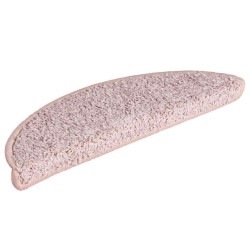 Tapis d'escalier 30 pcs rose clair 65x21x4 cm 