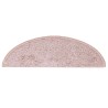Tapis d'escalier 30 pcs rose clair 65x21x4 cm 