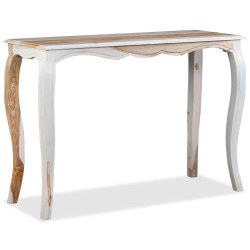 Table console Bois massif 110x40x76 cm 