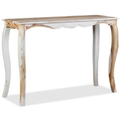 Table console Bois massif 110x40x76 cm 