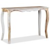 Table console Bois massif 110x40x76 cm 