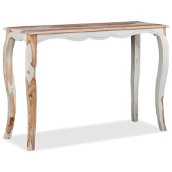 Table console Bois massif 110x40x76 cm 