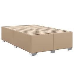 Cadre de lit sans matelas cappuccino 120x200 cm similicuir 