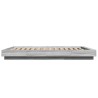 Cadre de lit et lumières LED sans matelas sonoma gris 135x190cm 