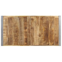 Table basse 140x70x40 cm Bois de manguier brut 