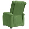 Fauteuil inclinable vert clair velours 