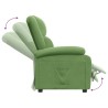 Fauteuil inclinable vert clair velours 