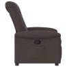Fauteuil inclinable Marron foncé Tissu 