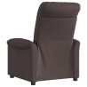 Fauteuil inclinable Marron foncé Tissu 