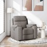 Fauteuil inclinable Taupe Tissu 