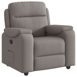 Fauteuil inclinable Taupe Tissu 