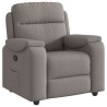 Fauteuil inclinable Taupe Tissu 