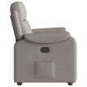 Fauteuil inclinable Taupe Tissu 