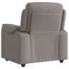 Fauteuil inclinable Taupe Tissu 