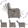 Fauteuil inclinable Taupe Tissu 
