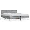 Cadre de lit sans matelas sonoma gris 180x200 cm 
